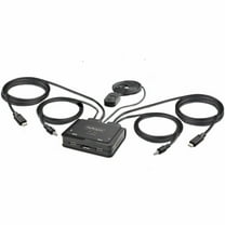 StarTech 2-Port USB-C Cable KVM Switch 4K 60Hz C2D46UC2CBLKVM