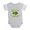 Heather Gray, variant on CafePress - Spinach - Cute Infant Baby Football Bodysuit