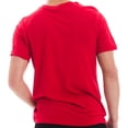 thumbnail image 2 of Lone Wolf Graphic Design Ring Spun Combed Cotton Short Sleeve Deluxe Jersey T-Shirt - Red 2XL, 2 of 4