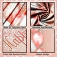 thumbnail image 3 of Happy 46th Birthday Rose Gold Banner Cheers to 46 Years Old Backdrop Confetti Balloons Theme Decor for Women 46 Years Old Pink Birthday Party Decorations Bday Supplies Background Favors Gift Glitter, 3 of 6
