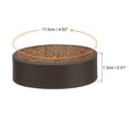 thumbnail image 2 of 3Pack Sujetadores de bucle de cinturón de cuero, ajuste para hebillas de cinturón de 3.8cm de ancho (Café), 2 of 6