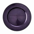 thumbnail image 2 of BalsaCircle 6 Purple 13" Crystal Beaded Acrylic Wooden Textured Round Charger Plates, 2 of 8