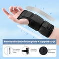 thumbnail image 2 of Toudaret Carpal Tunnel Wrist Brace 1pc Breathable Adjustable Sprained Wrist Brace for Left/right Hand Arthritis Pain Relief Support Protection for Recovery, 2 of 8