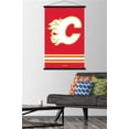 thumbnail image 2 of NHL Calgary Flames - Logo 21 Wall Poster with Magnetic Frame, 22.375" x 34", 2 of 5