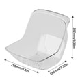 thumbnail image 2 of Cesta de lavado de platos de cocina multifuncional - Rejilla transparente para escurrir frutas y verduras - Recipiente de almacenamiento de plástico duradero con orificios de drenaje - Diseño de, 2 of 2