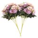 thumbnail image 1 of Flor artificial Decoración floral falsa Oficina en casa Adorno de Ramo de flores artificiales, rosa claro 2 piezas 5 ramas 15 cabezas kenally HA6792-02B, 1 of 6