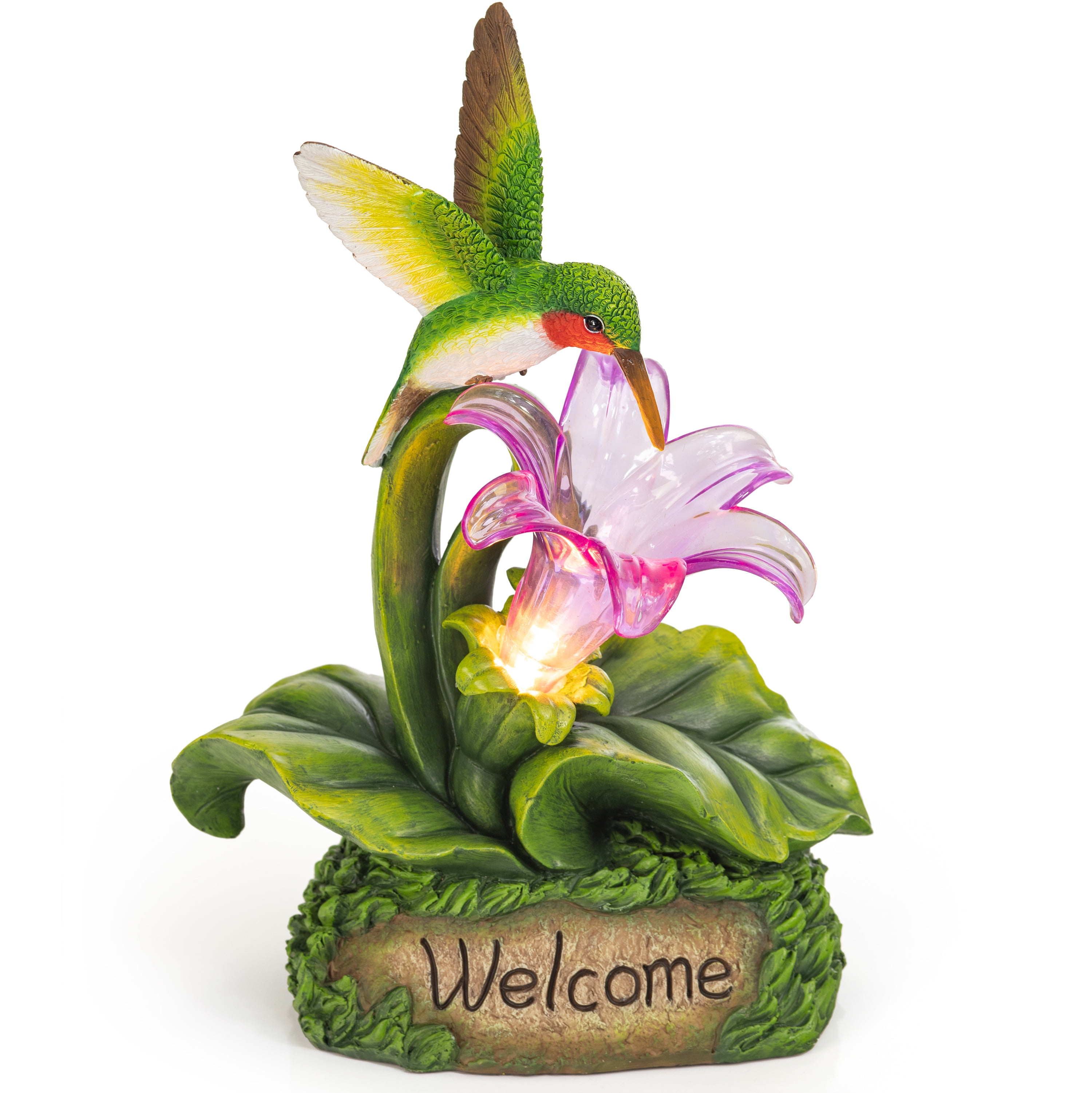 VP Home Hummingbird Solar Powered LED Outdoor Decor Garden