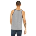 thumbnail image 2 of Bella Canvas 3480 Unisex Jersey Tank, XL, ATH HTHR/ NAVY, 2 of 4