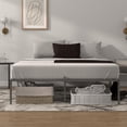 thumbnail image 3 of Tamaño completo-size heavy-duty metal marco de cama con under-cama almacenamiento - noise-free, steel slats, no box spring, fácil montaje, 3 of 7