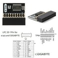 thumbnail image 4 of 3PCS TPM 2 0 Módulo Seguridad Cifrado Tarjeta Placa Base 20 Pines 4 GB para WIN11, 4 of 8