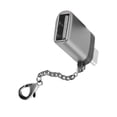 thumbnail image 4 of Injueey Nuevo adaptador portátil tipo c a USB ordenador portátil USB 3,0 Mini convertidor de USB-C de aleación de aluminio Juegos de teclado y mouse para computadora plata, 4 of 6