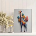thumbnail image 2 of Colorful Giraffe Canvas Wall Art，Wildlife Decor for Living Room Bedroom Office Dining Room Hallway, 2 of 8