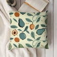 thumbnail image 3 of SHANXI Slices Cute Summer Hand Drawn Green Fruits Fruit Pillow Covers Pillowcases Home Decor Bed Couch Sofa Office Living Room Cushion 20x20in, 3 of 5