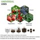 thumbnail image 3 of Bolsa de cultivo de fieltro Yuxing Rectangular 40 x 30 x 20 cm, 3 of 5