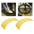 thumbnail image 1 of 16pcs Reflective Wheel Strip Stickers, Decorative Tape for Motorcycle, Fine Design with Adhesion, Suitable for 16-18inch Wheels. Pet Material, Permanent Color, 1 of 7