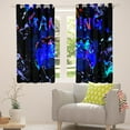 thumbnail image 5 of Gaming Curtains & Drapes Gamer 30%-50% Blackout Curtains ,Video Game Console Gaming Window Curtains Bedroom Decor,Gamepad Black Royal Blue Tie Dye Window Treatments, 5 of 6