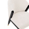 thumbnail image 3 of Manhattan Comfort Chaise de Salle à Manger Moderne en Bouclé Ola, Crème, 3 of 3