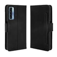 thumbnail image 1 of Case for TCL 20 5G/TCL 20S Cover Adjustable Detachable Card Holder Magnetic closure Leather Wallet Case - Black, 1 of 5