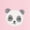 Pink, variant on Baby Girl Sleeper, Bear