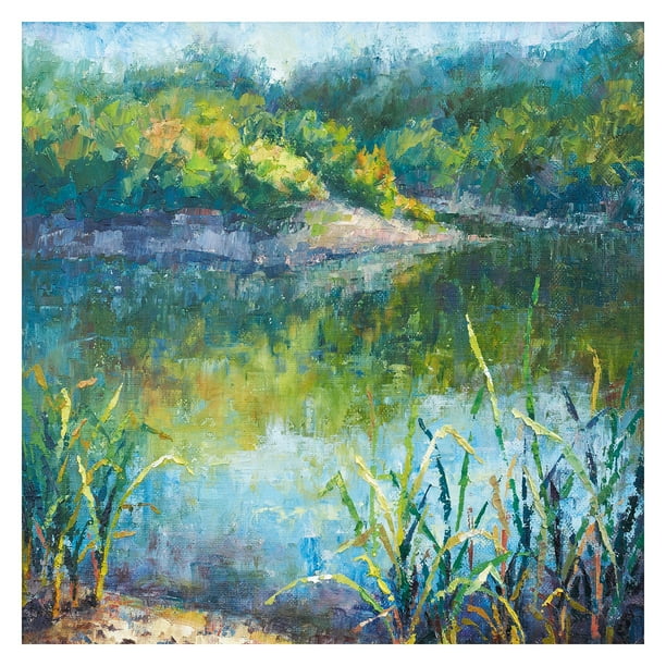 Outdoor Waterproof and Weatherproof Wall Canvas Art, DAYDREAM IN BLUE