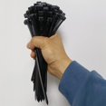 thumbnail image 3 of Bridas de plástico de alta calidad, 250 unidades, 8 pulgadas, resistentes, con resistencia a la tracción de 80 libras, resistentes a los rayos UV., 3 of 4