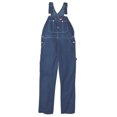 thumbnail image 3 of Dickies Men's Stonewashed Indigo Bib Overalls, Durable Denim Workwear with Adjustable Straps, Utility Pockets, Triple-Stitched Seams, 3 of 3