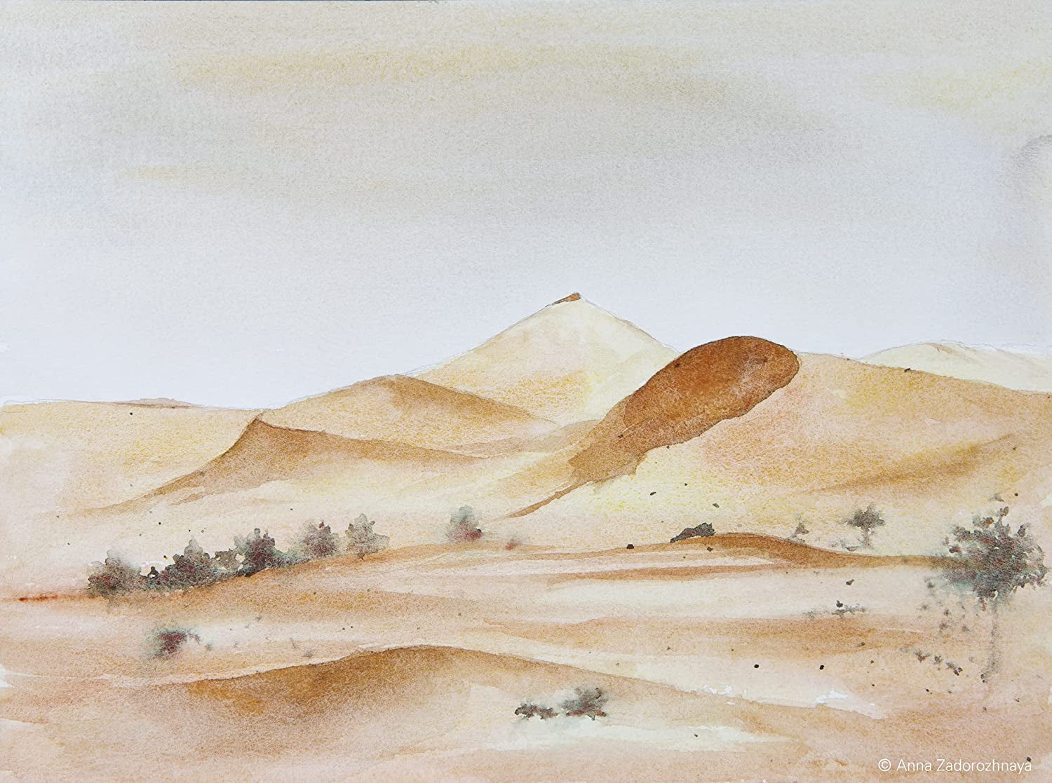 Schmincke Horadam Aquarell Artist Watercolor - Desert Orange, Supergranulation, 15 ml, Tube