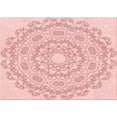 thumbnail image 1 of Ahgly Company Indoor Rectangle Patterned Light Rose Pink Area Rugs, 8' x 12', 1 of 1