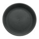 thumbnail image 1 of Bandeja de goteo redonda de plástico Uxcell de 6.1" para macetas, gris-negro, 1 of 7