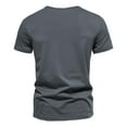 thumbnail image 4 of cfhntfmh Mens Muscle Slim T Shirt V-Neck Basic Workout Tee Shirt Gym Athletic Tshirts Moisture Wicking Muscle Shirts, 4 of 5