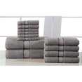 thumbnail image 1 of Affinity Linens 12PCTWLST-PLT 12 Pièces Ensemble de Serviettes et 44; Platine, 1 of 1