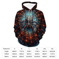 thumbnail image 7 of LAOLIUSN Novelty Long Sleeve Hoodie Funny Spider Graphic Sweatshirts S-4XL, 7 of 7