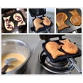 thumbnail image 3 of Taiyaki Fish Shape Cake Pan Waffle Cake Maker Pan Fish-Shaped Pancake Double Pan Mold, 3 of 8