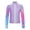 Purple, variant on Kids Girls Zipper Figure Ice Skating Top Athletic Sport Training Jacket Long Sleeve Sparkly Hot Pink 4