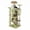 Green, variant on SHOUFTW 44in Cat Tree, Space-Saving Indoor Cat Tower with Large Top Perch and Hammock for Multi-Cat Households, Black