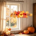 thumbnail image 4 of Fall Wall Hanging Decor, Halloween Thanksgiving Floral Pendant, Artificial Pumpkin Sunflower Maple Leaf Decoration, Door Entrance Hanging Ornament, Autumn Home Decor, 4 of 6