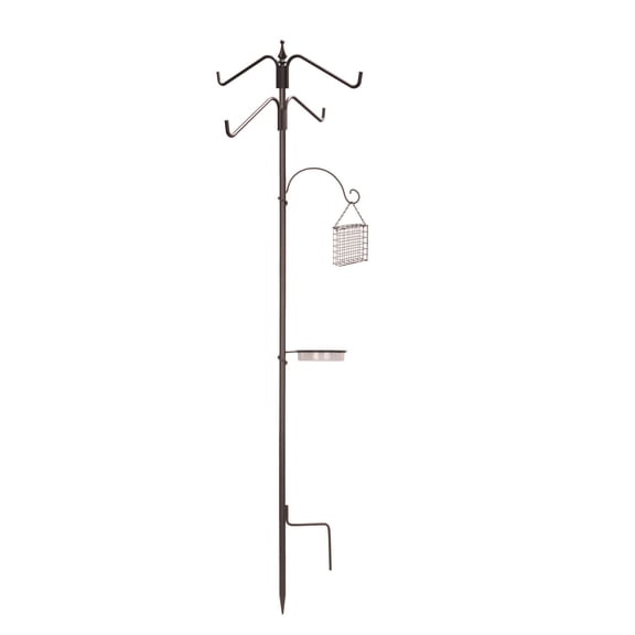 Panacea 85 in. Bird Feeder Hook, Black