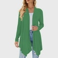 thumbnail image 2 of Ediodpoh Women's Sleeveless Cardigan Summer Lightweight Open Front Asymmetrical Vest Cardigan for Women Light Green L, 2 of 5