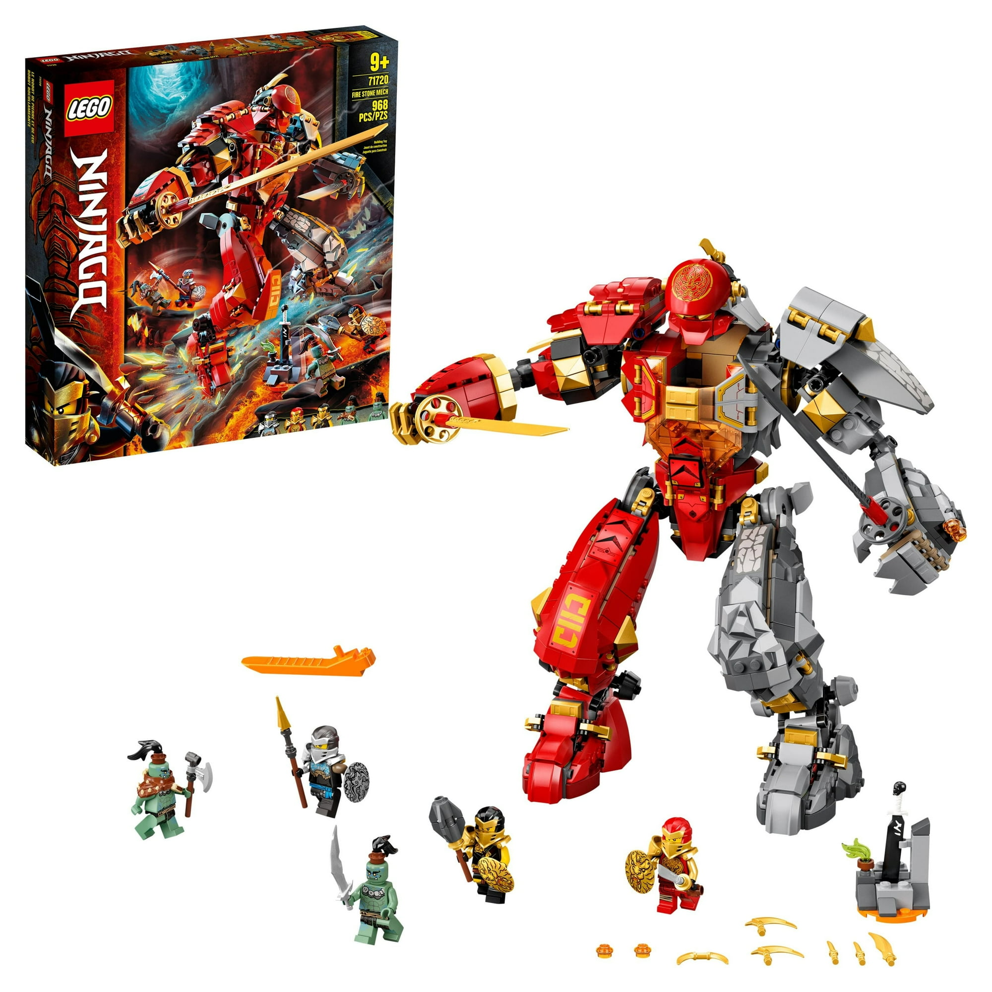LEGO Ninjago Fire Stone Mech 71720 Walmart