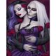 thumbnail image 1 of Diamante (DB0057) 5D DIY Square Rhinestone Gothic Freak Couple Home (NE396) 50x70cm FLhrweasw Nuevo, 1 of 1
