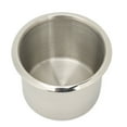 thumbnail image 2 of Car Cup Drink Holder, Fine Polished Multipurpose Durable Stable Silver Stainless Steel Car Cup Holders  For Car For RV, 2 of 8