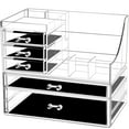 thumbnail image 5 of Clear Makeup Organizer With Drawers, Stackable Cosmetic Storage Display Case for Vanity,Bathroom Counter or Dresser,Countertop Holder for Lipstick,Brushes,Lotions,Eyeshadow,Nail Polish and Jewelry, 5 of 8