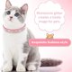 thumbnail image 5 of Collar de rosas para perros y gatos pequeños - Collar para perros con brillantes diamantes de imitación - Collar suave y ajustable para gatos (Talla S), 5 of 5
