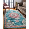 thumbnail image 2 of Unique Loom Alexis Penrose Contemporary Floral Area Rug or Runner, 2 of 5
