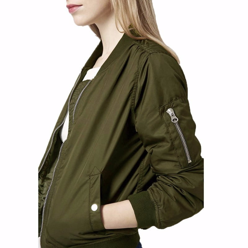 thick bomber jacket womens
