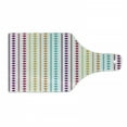 thumbnail image 1 of Colorful Cutting Board, Half Toned Retro Striped Pattern Big Little Polka Dots Symmetrical Vibrant Colors, Tempered Glass Cutting and Serving Board, Wine Bottle Shape, Multicolor, by Ambesonne, 1 of 1