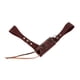 thumbnail image 1 of Cinturón de espada medieval retro de cuero con rana para espadas, soporte para espadas de cuero auténtico. Marrón zurdo, 1 of 8