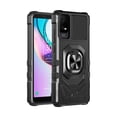 thumbnail image 5 of Compatible for TCL ION X Case/TCL ION V Case with Tempered Glass Screen Protector [Military Grade] Ring Car Mount Kickstand Shockproof Hard Phone Case - Black, 5 of 7