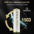 thumbnail image 2 of Baterías recargables EBL AA 2800 mAh Ni-MH 8 unidades, 2 of 7