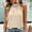 *Khaki, variant on Women's Halter Neck Lace Sleeveless Crop Top,Casual Boho Crochet Lace Blouse White,Women's Plus S